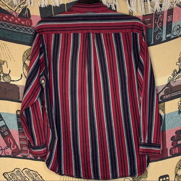 Vintage Tommy Hilfiger Motorcycle Dress Shirt M - Picture 2 of 5